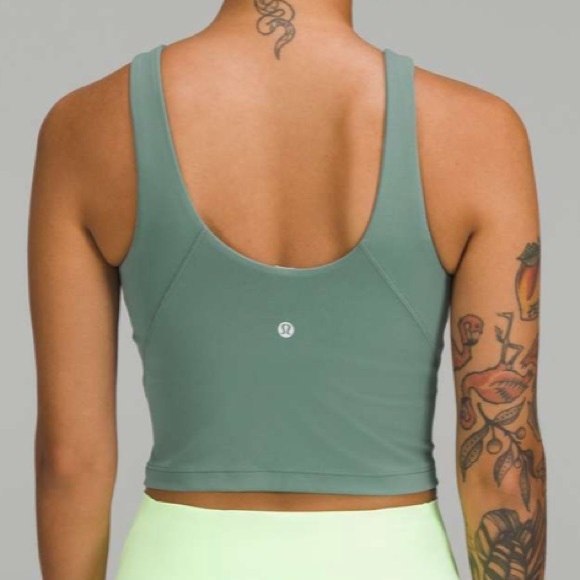 Lululemon Align High-Neck Tank Top in Tidewater Teal Sz 12 - Picture 6 of 11